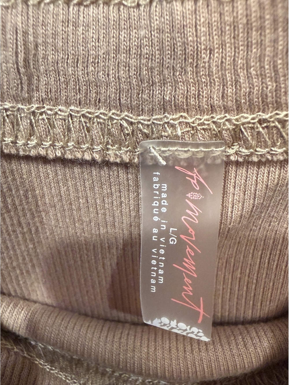 NWOT Free People Movement Horizon Harem Pants in Beige Size Large - Picture 5 of 6